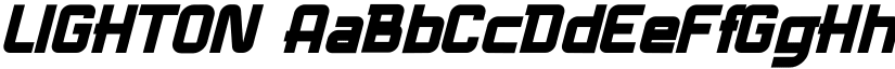 LIGHTON font
