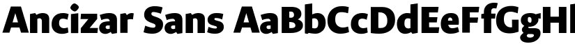Ancizar Sans font