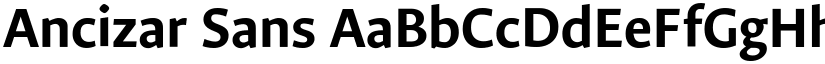 Ancizar Sans font