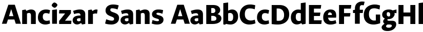 Ancizar Sans font