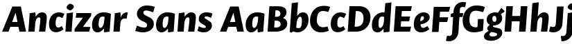 Ancizar Sans font