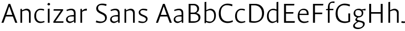 Ancizar Sans font