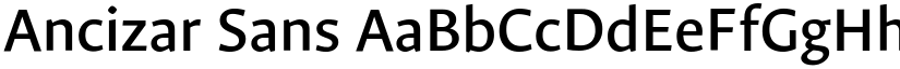 Ancizar Sans font