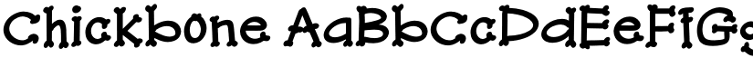 Chickbone font download