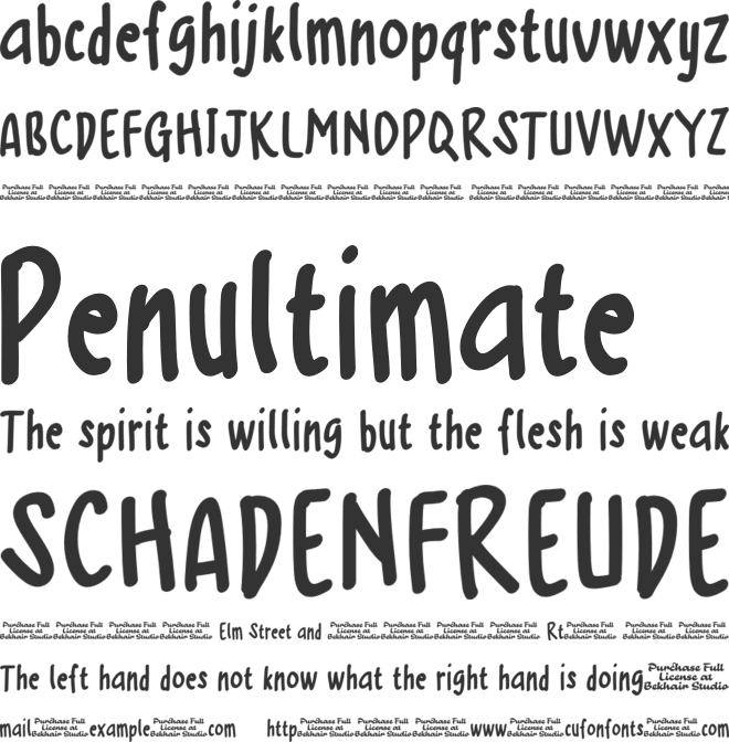 Catmeong font preview