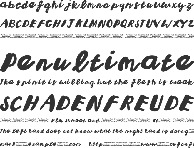 CakeChip font preview