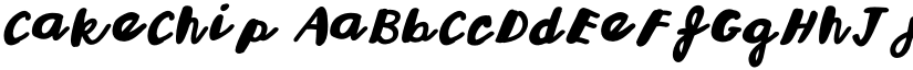 CakeChip font