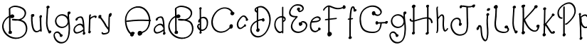 Bulgary font download