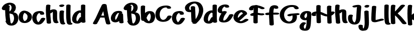 Bochild font