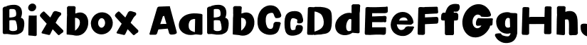 Bixbox font