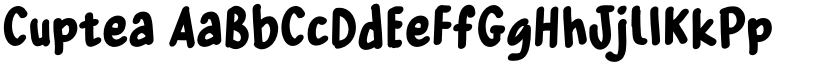 Cuptea font download