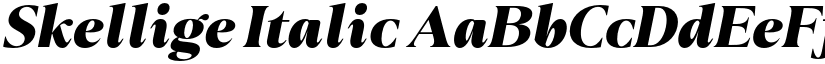 Skellige Italic font
