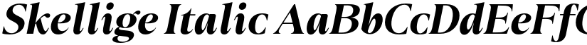 Skellige Italic font
