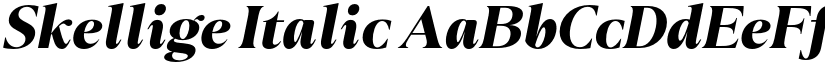 Skellige Italic font