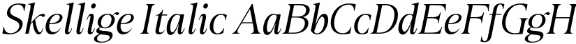 Skellige Italic font