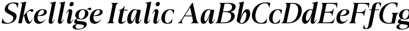 Skellige Italic font