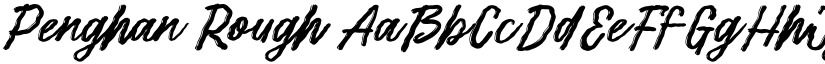 Penghan Rough font download
