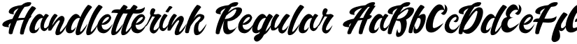 Handletterink Regular font