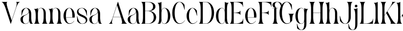 Vannesa font