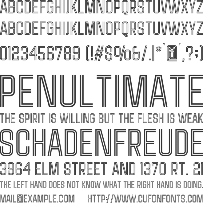 Monzed- Personal Use Only font preview