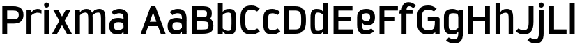 Prixma font