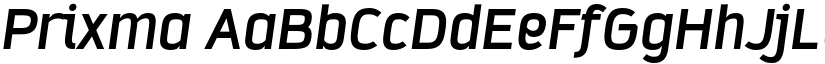 Prixma font