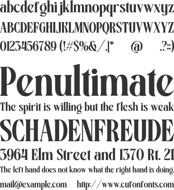 Dream Musical font preview