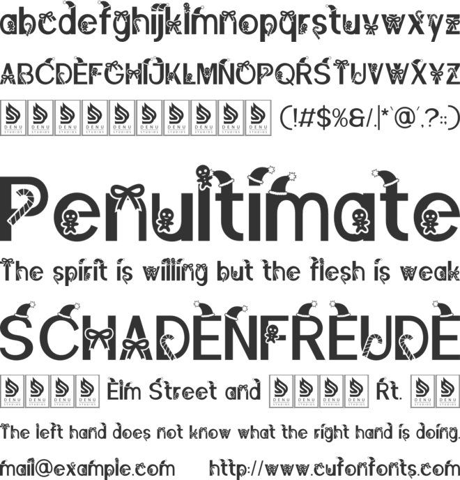 Merry Go Round font preview