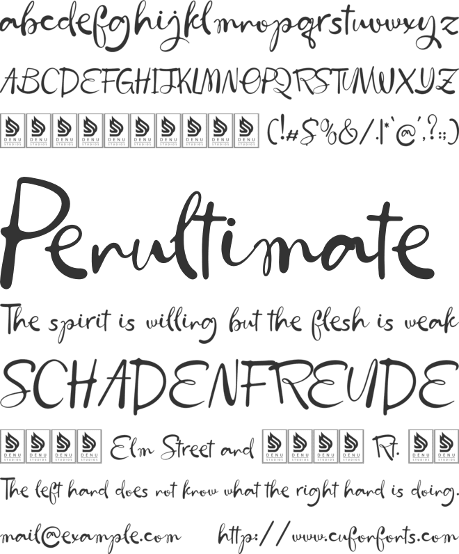 Sombert Galiard font preview