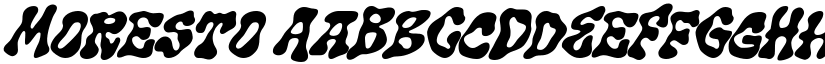 Moresto font