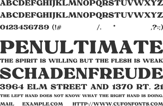 Magic Sunray font preview