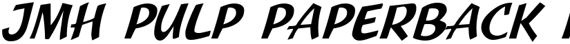JMH Pulp Paperback Regular font