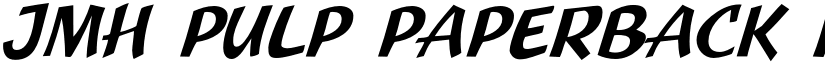 JMH Pulp Paperback Regular font