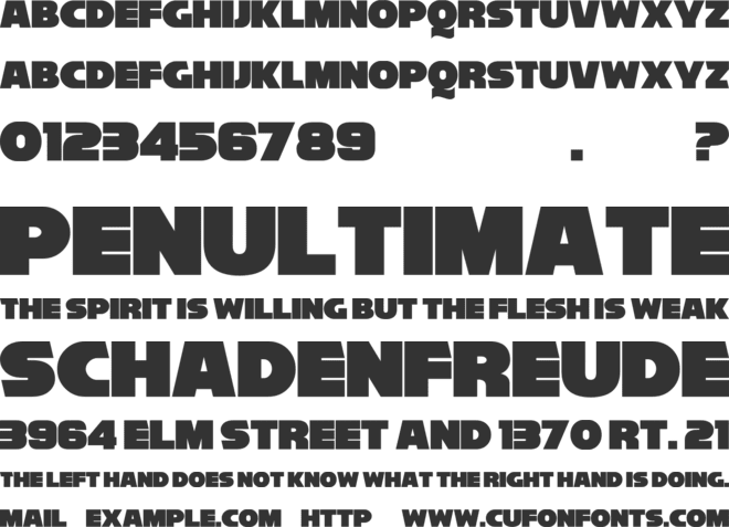 Reisenberg 2.0 font preview