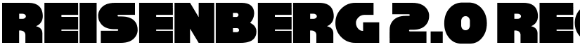 Reisenberg 2.0 Regular font