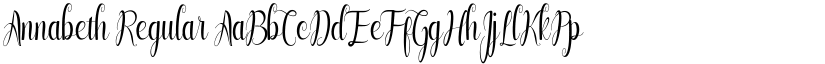 Annabeth Regular font