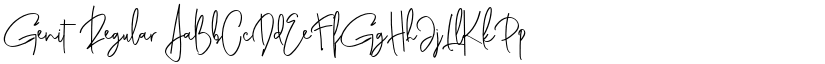 Genit font download