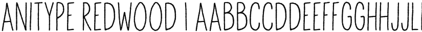 Anitype Redwood font download