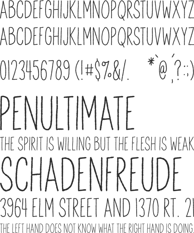 Anitype Redwood font preview