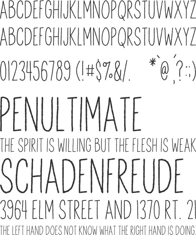 Anitype Redwood font preview