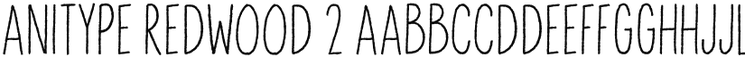 Anitype Redwood 2 font