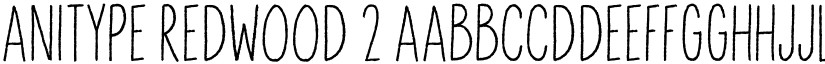 Anitype Redwood 2 font