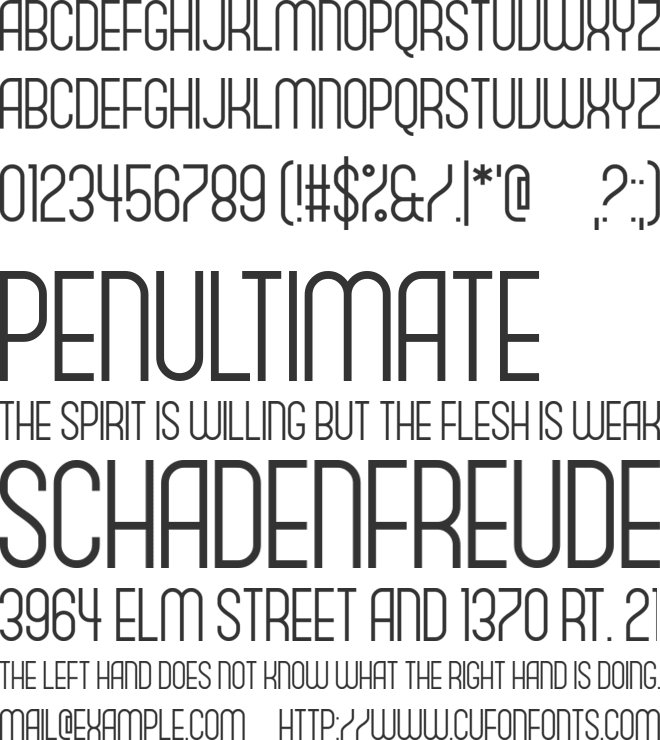 Juxtaposer font preview