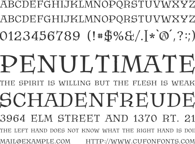 Krasomila font preview