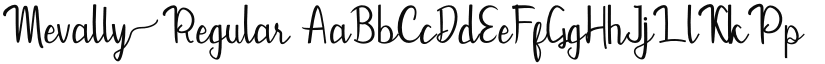 Mevally font download