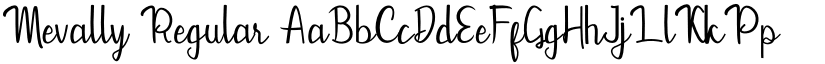 Mevally font download