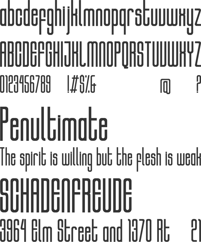 Hocus Regular font preview