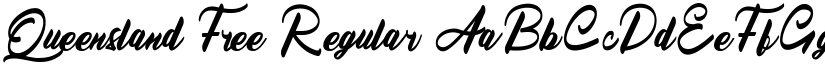 Queensland Free Regular font