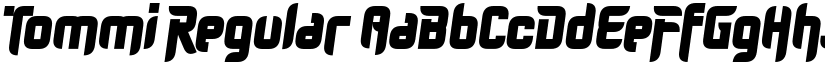 Tommi Regular font