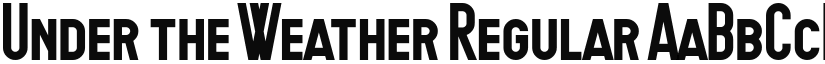 Under the Weather font download